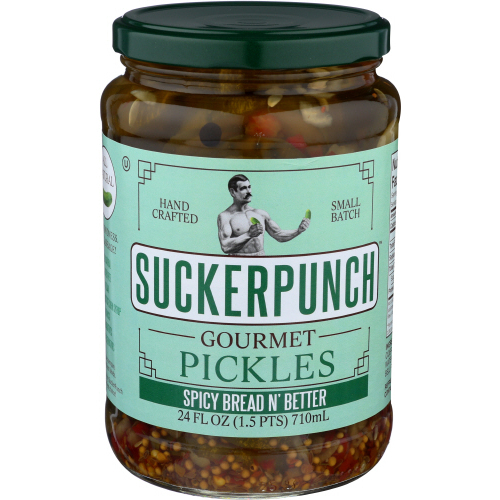 Zoom to enlarge the Suckerpunch Pickles • Bread Spicy