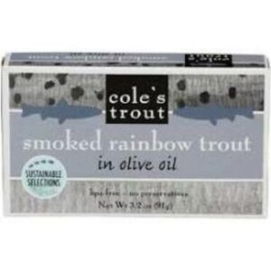 Cole’s Smoked Rainbow Trout In Olive Oil