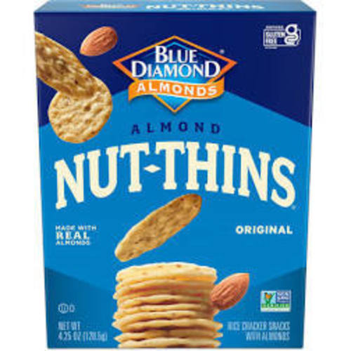 Zoom to enlarge the Blue Diamond Salted Almond Nut-thins Gluten Free