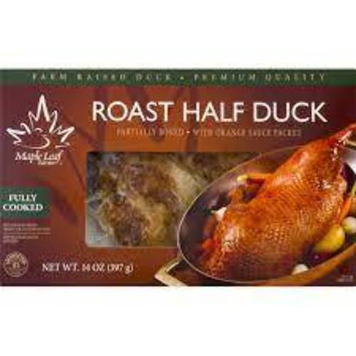 Maple Leaf Farms Whole Duck with Orange Sauce, 4-7 lbs (Frozen) 