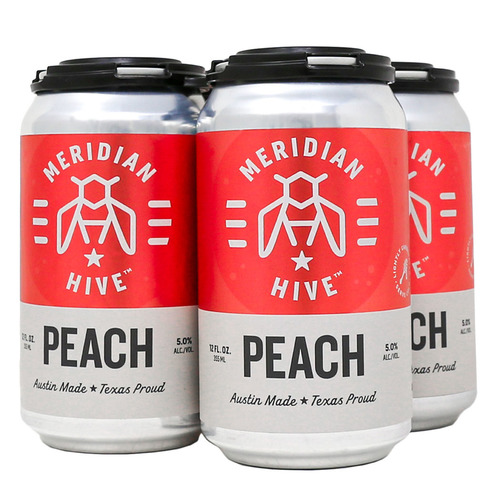 Zoom to enlarge the Meridian Hive Peach Ginger Mead • Cans