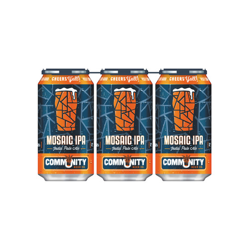 Zoom to enlarge the Community Beer Mosaic IPA • Cans