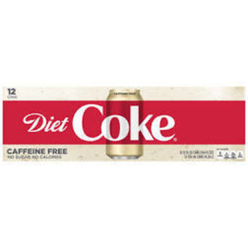 Zoom to enlarge the Coca-cola Diet Caffiene Free Soda