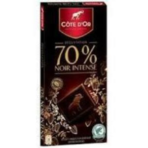Cote D’or Noir Intense 70% Cacao Chocolate Tablet Candy Bar