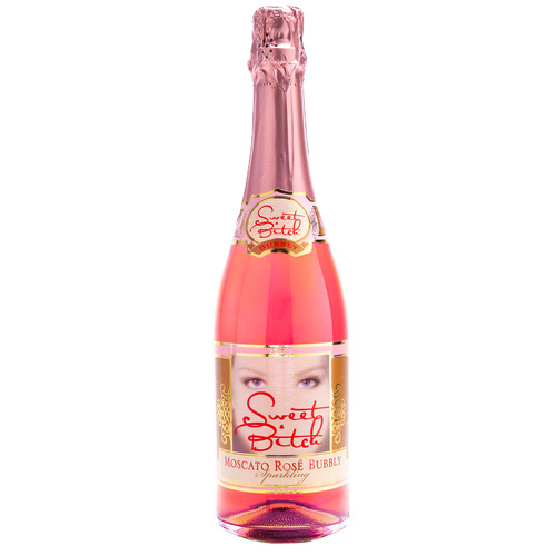 Zoom to enlarge the Sweet Bitch Moscato Rose Bubbly Sparkling