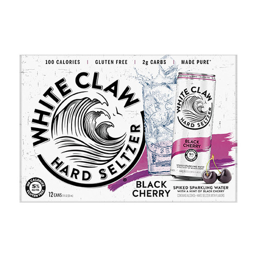 Zoom to enlarge the White Claw Black Cherry Hard Seltzer • 12pk Cans