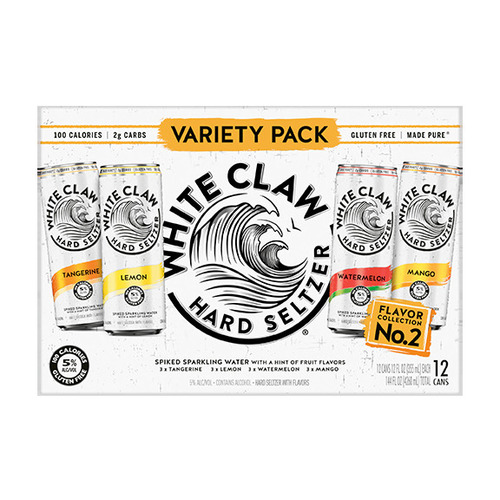 White Claw Hard Seltzer Variety 2 • 12pk Can