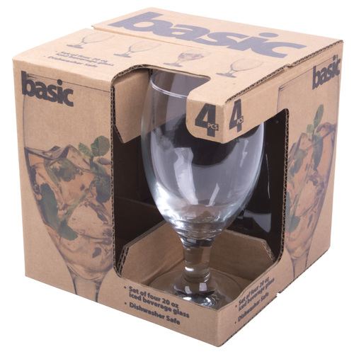 Zoom to enlarge the Home Essentials Basic • Beverage Stem Glass 20 oz