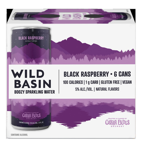 Zoom to enlarge the Wild Basin Black Raspberry Boozy Seltzer • 6pk Can