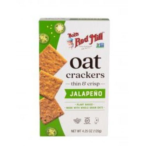 Zoom to enlarge the Bobs Red Mill Oat Crackers • Jalapeno
