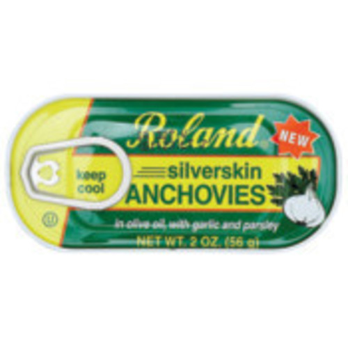 Zoom to enlarge the Roland Anchovy Fillets Silverskin Garlic