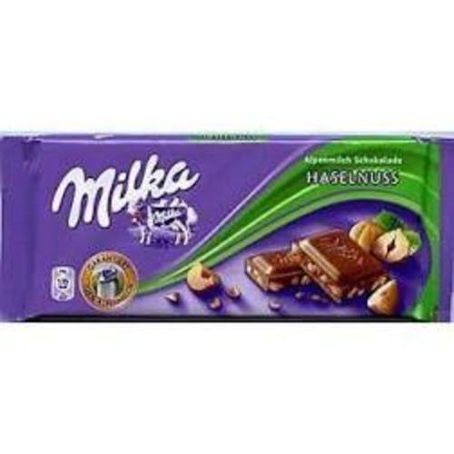 Zoom to enlarge the Milka Chocolate Bar • Crushed Hazelnut