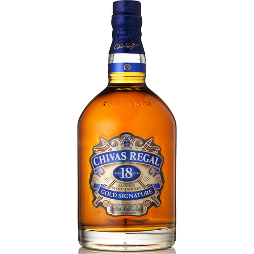 Zoom to enlarge the Chivas Regal Gold Signature 18 Year Old Blended Scotch Whisky