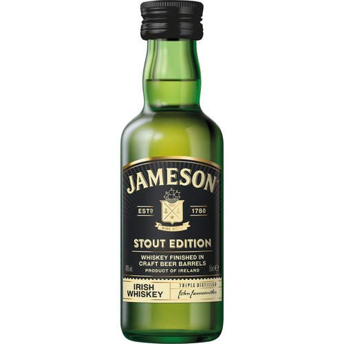 Zoom to enlarge the Jameson Irish Whiskey • Caskmates Stout 50ml (Each)