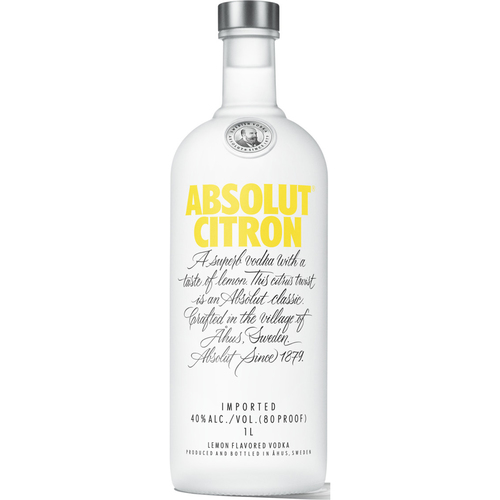 Zoom to enlarge the Absolut Citron Vodka