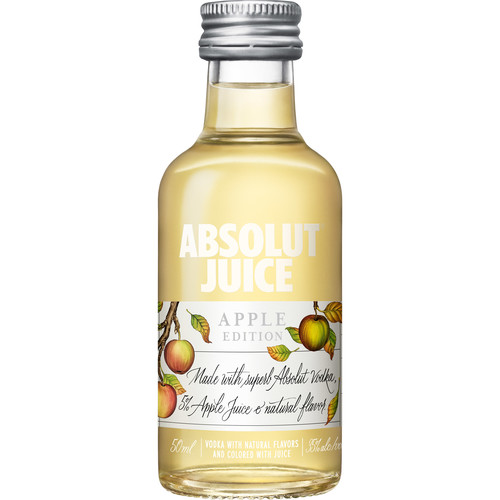 Zoom to enlarge the Absolut Juice • Apple Vodka 50ml (Each)