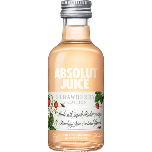 Zoom to enlarge the Absolut Juice • Strawberry Vodka 50ml (Each)