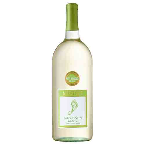 Barefoot Cellars Sauvignon Blanc White Wine, California, 750ml Glass Bottle  