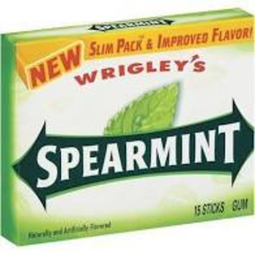Zoom to enlarge the Wrigley’s Slim Pack Spearmint Chewy Stick Gum