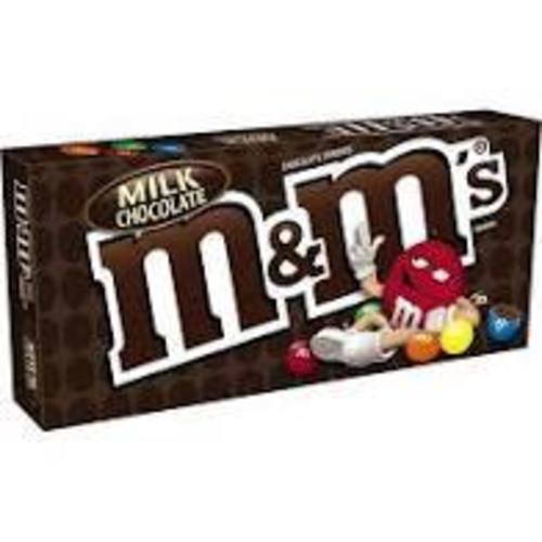 M&m's Milk Chocolate Candies In Movie Box