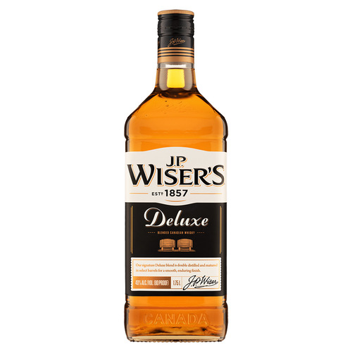 Zoom to enlarge the J.p. Wiser’s De Luxe 10 Year Old Blended Canadian Whisky