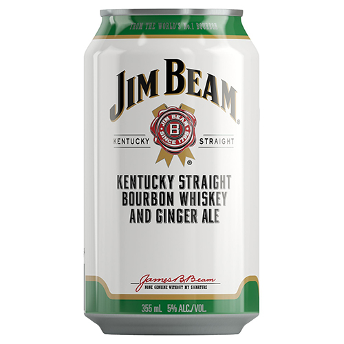 Zoom to enlarge the Jim Beam & Ginger Ale 6pk-355ml