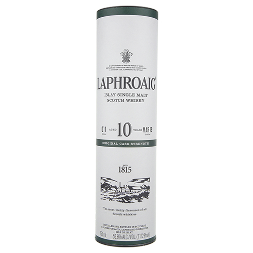 Zoom to enlarge the Laphroaig Malt Scotch • 10yr Single Cask