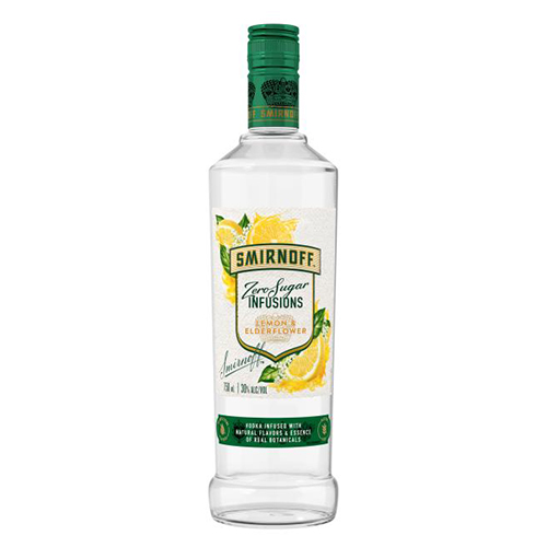 Zoom to enlarge the Smirnoff Vodka • Zero Sugar Lemon & Elderflower