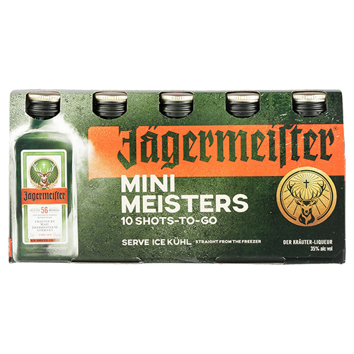 LOT 6 LONG DRINK JAGERMEISTER 20 CL NEUF 