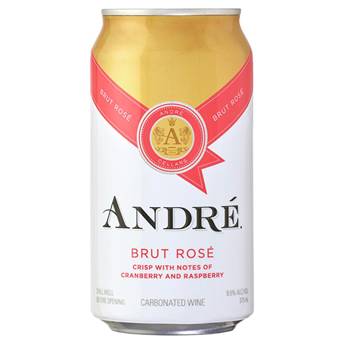 Zoom to enlarge the Andre Brut Rose Sparkling Can California