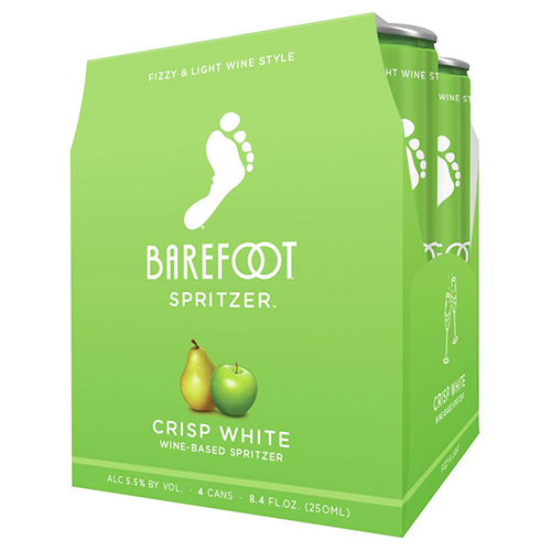 Zoom to enlarge the Barefoot Cellars Refresh Crisp White Spitzer 4 Cans Rare White Blend
