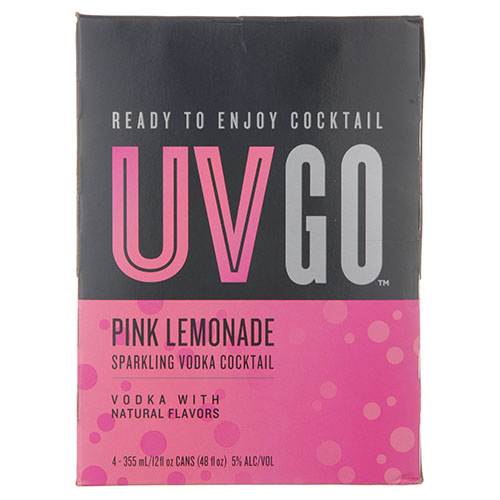 Uv. Go Cocktails • Pink Lemonade 4pk355ml