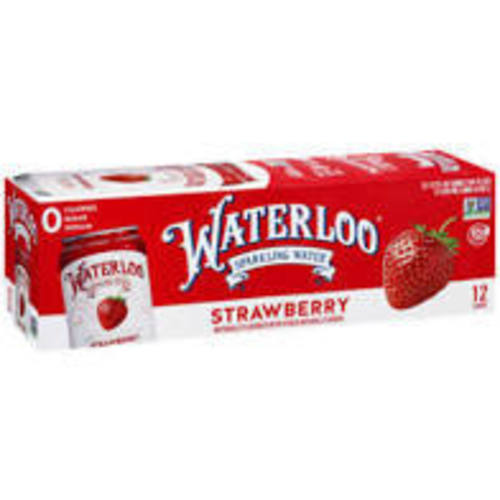 Zoom to enlarge the Waterloo Sparkling Water • Strawberry 12 Pack 12oz