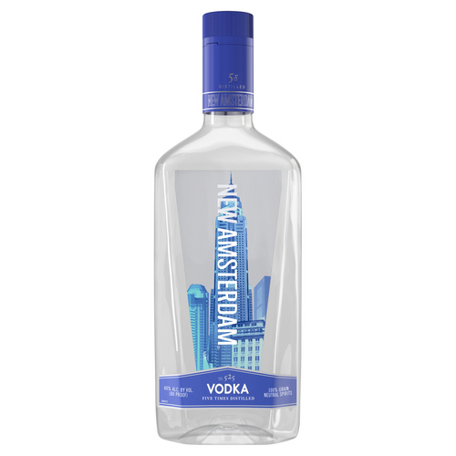 Zoom to enlarge the New Amsterdam Vodka &bull;plastic Bottle&bull; Gallo California