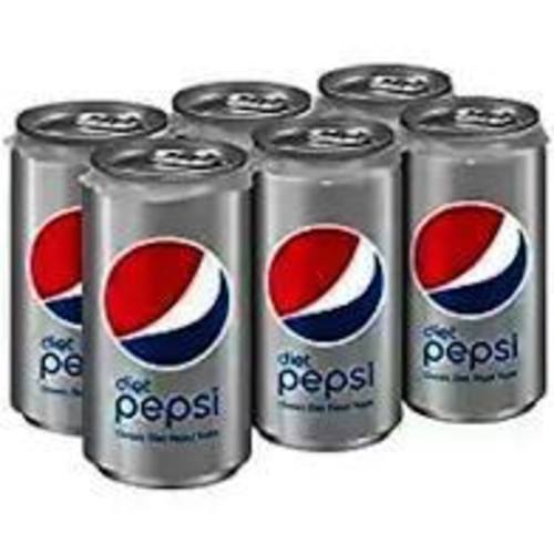 Pepsi Diet Mini Cans 6 Pack