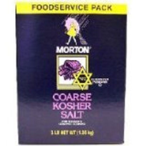Zoom to enlarge the Morton Kosher Salt • 3lbs Box