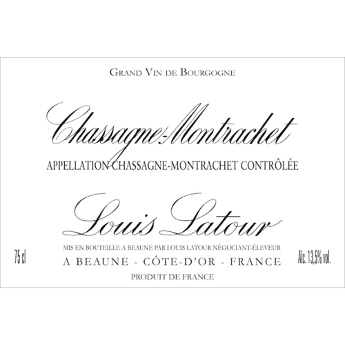 Zoom to enlarge the Louis Latour Chassagne Montrachet Ac