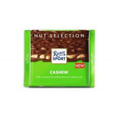 Zoom to enlarge the Ritter Sport Whole Cashew Milk Chocolate Candy Bar