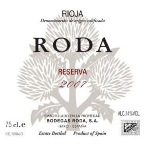 Zoom to enlarge the Bodegas Roda “roda” Reserva (6 / Case)