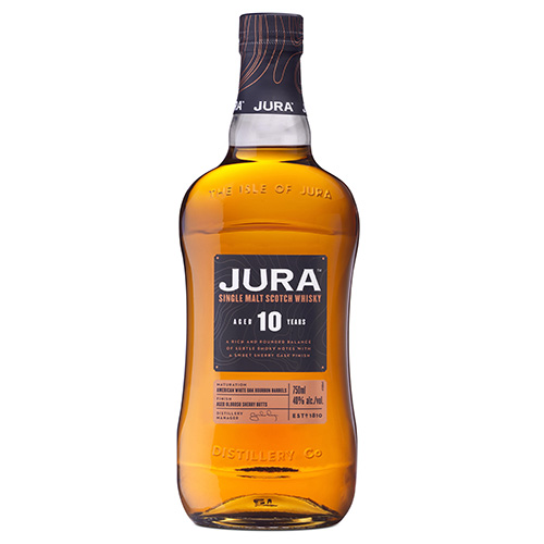 Zoom to enlarge the Isle Of Jura 10 Year Old Single Malt Scotch Whisky