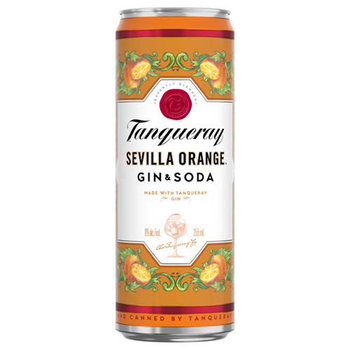 Zoom to enlarge the Tanqueray Cocktails • Sevilla Orange & Soda 4pk