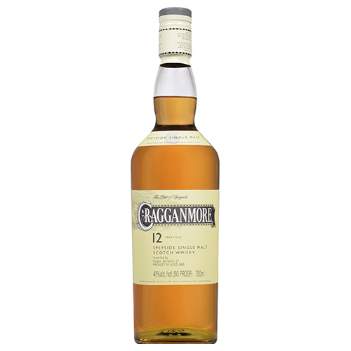 4 bouteilles : 1 WHISKY CRAGGANMORE 12 years old Scotch …