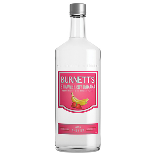 Zoom to enlarge the Burnett’s Vodka • Strawberry Banana
