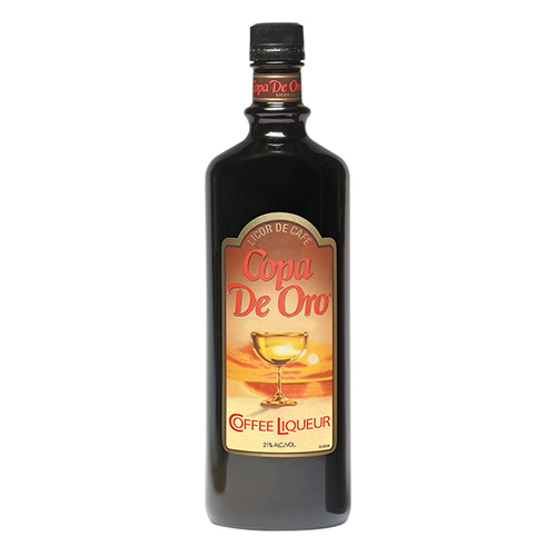 Vintage COPA DE ORO Coffee Liquor B53 Black Russian Recipe Drink Cocktail Glass 