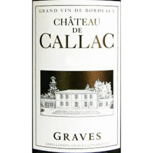 Chateau De Callac Graves Rouge