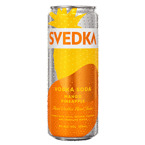 Zoom to enlarge the Svedka Vodka + Soda • Mango Pineapple 4pk-355ml