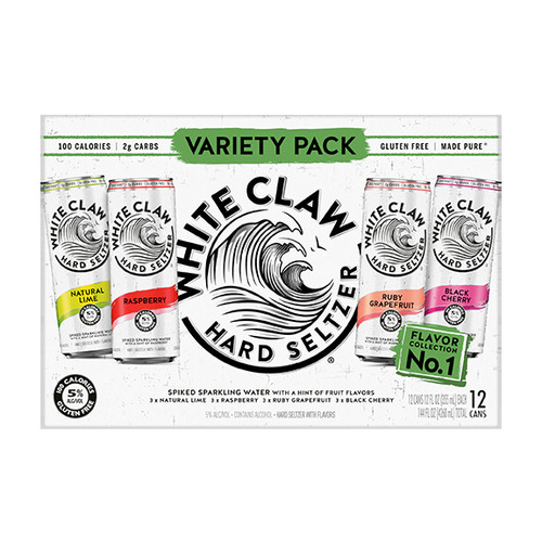 Zoom to enlarge the White Claw Hard Seltzer Variety • 12pk Can