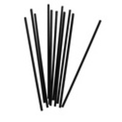 Zoom to enlarge the Straws 8″ Semi-slim Collins Black Whlse 10 / 500