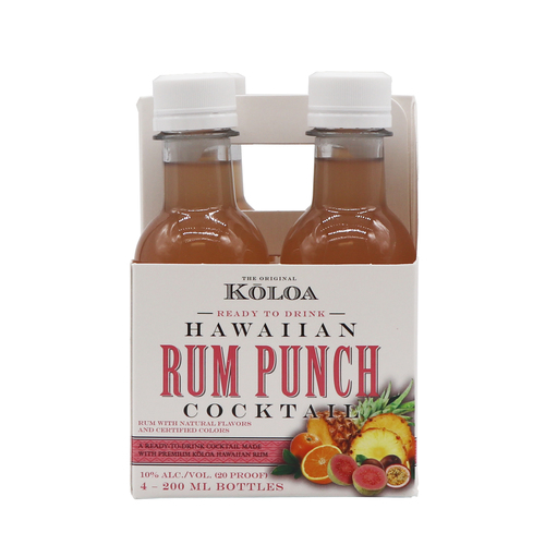 Zoom to enlarge the Koloa Hawaiian Cocktails • Rum Punch 4pk-200ml