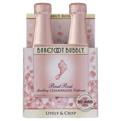 Zoom to enlarge the Barefoot Bubbly Brut Rose 4pk